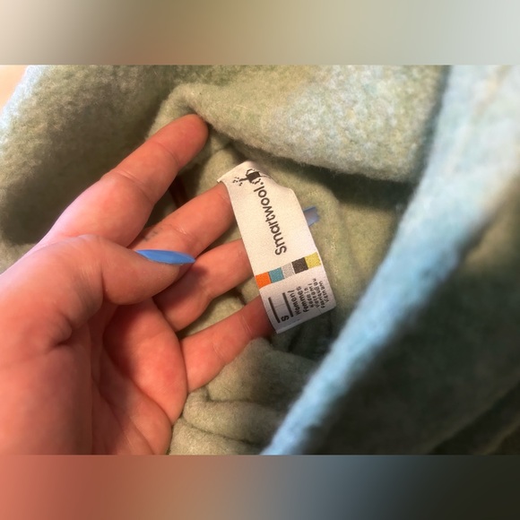 Smartwool Women's Hudson Trail Fleece Pullover size Small in Light Jade - Picture 12 of 12